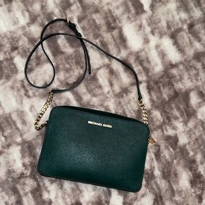 Michael Kors - Saffiano Leather Crossbody bag (Forest Green)